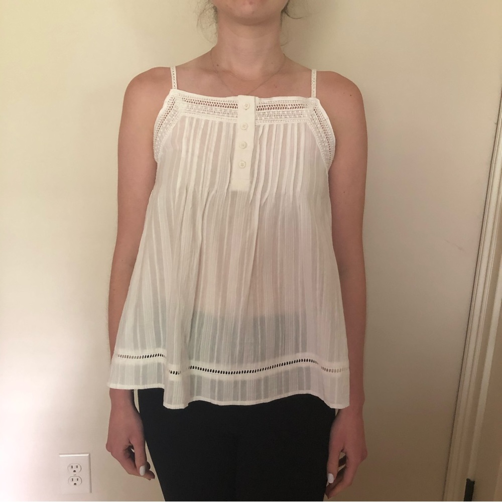 Altar’d State spaghetti strap pintuck top.